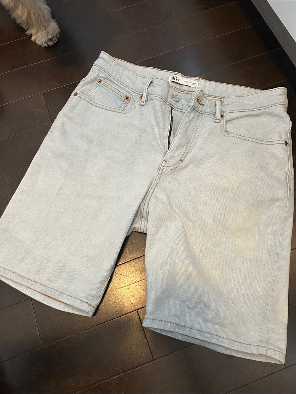 Zara Men’s Light Denim Shorts